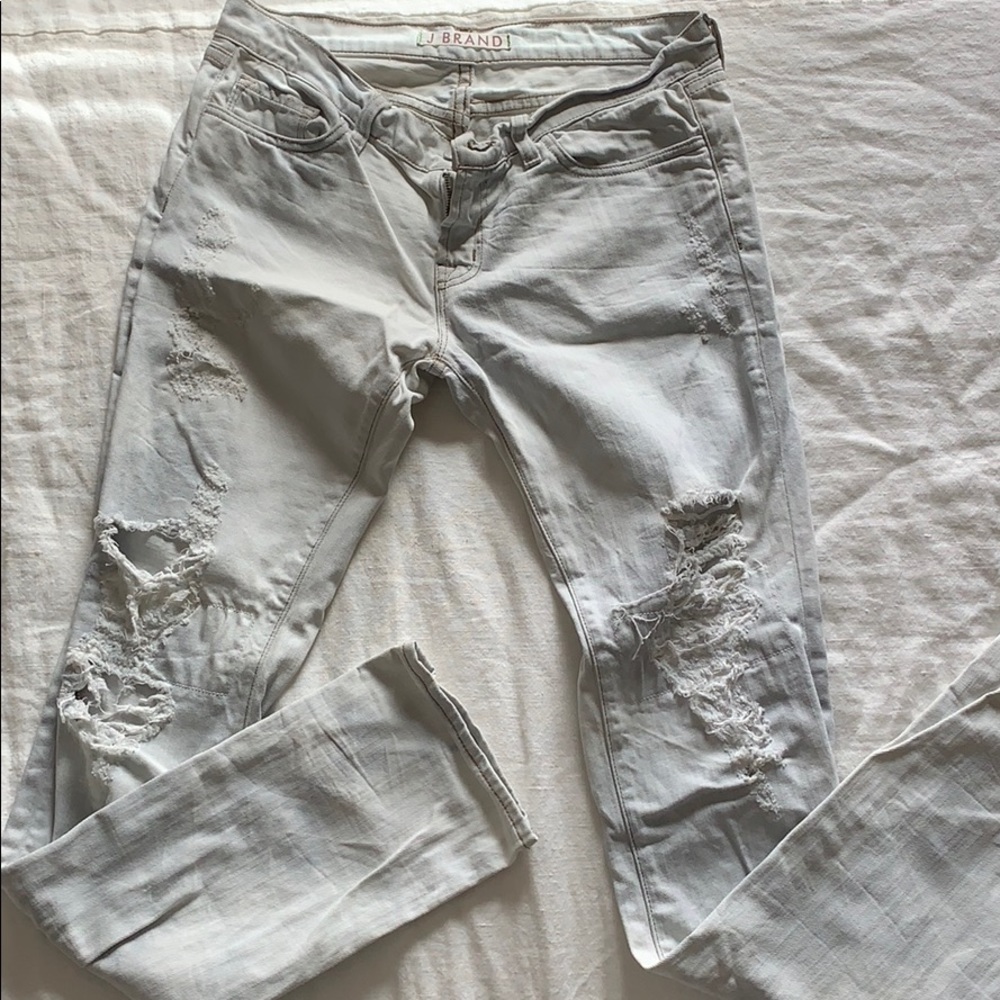J Brand Low Rise Pencil Leg Zombie Jean